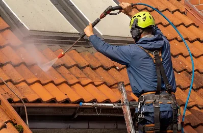 Démoussage et hydrofuge de toiture à Zetting
